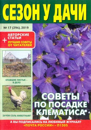 Сезон у дачи №17, сентябрь 2019 - Читать журналы и газеты онлайн бесплатно без регистрации | Печатные периодические издания на bookjurn.ru