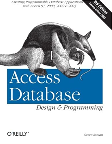 Access Database Design & Programming 3rd Edition by Steven Roman - Читать журналы и газеты онлайн бесплатно без регистрации | Печатные периодические издания на bookjurn.ru