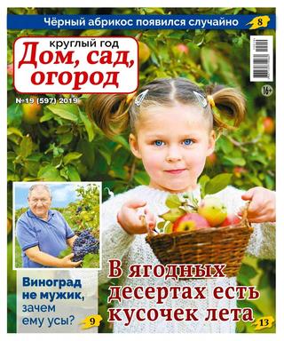 Круглый год: Дом, сад, огород №19, 2019 - Читать журналы и газеты онлайн бесплатно без регистрации | Печатные периодические издания на bookjurn.ru